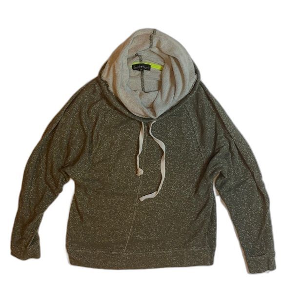 Derek Heart Green Cowl Neck Sweatshirt Size Small - Picture 1 of 4